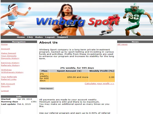 Winberg Sport screenshot